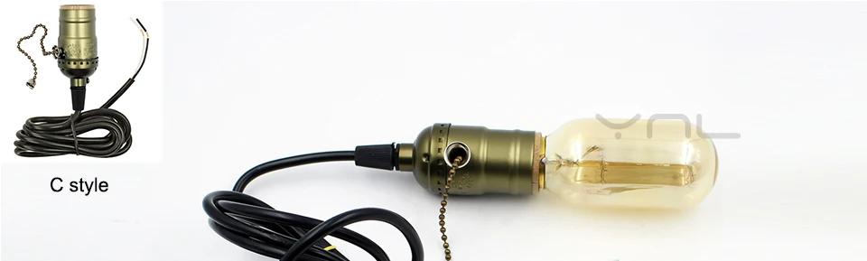 Ретро Edison led светильник лампочка E27 220V 110V 40W ST64 A19 G80 G95 нити Винтаж накаливания лампочки с ампулой Эдисон лампы для декора стен