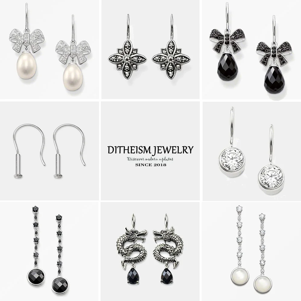 Серьги-подвески Marcasite в форме лебедя новые модные ювелирные украшения из