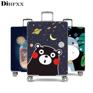 Плотный чехол для дорожного костюма, защитный чехол на чемодан чехол, аксессуары для путешествий, эластичный пылезащитный чехол для багажа, подходит для костюма диаметром 18-32 дюйма