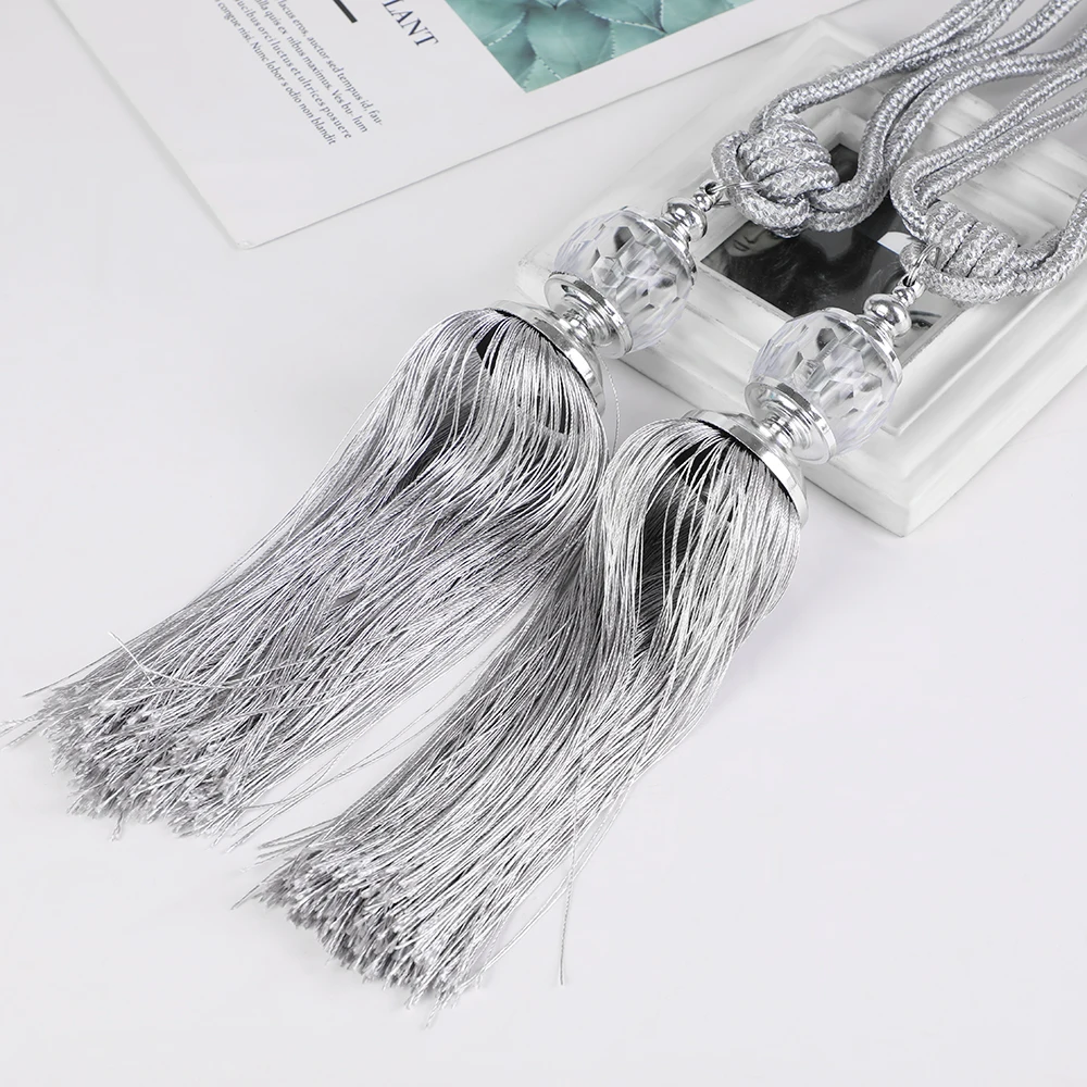 Хрустальные шторы с кисточками украшения для дома 2 шт.|Декоративные аксессуары