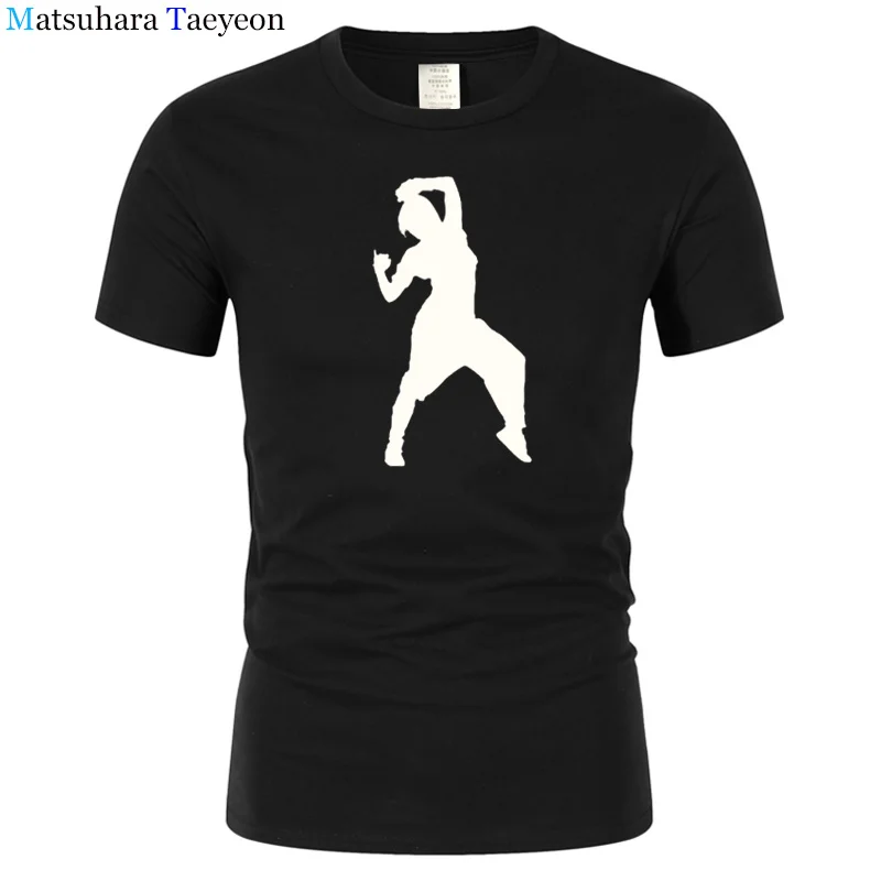 

Matsuhara Taeyeon brand t-shirt Short Sleeve Crew Neck Cotton Rayon tee Hip-hop Street Dance printing shirt tshirt clothing XXXL