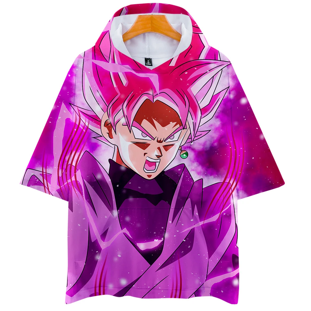 3D DRAGON BALL Для мужчин из толстовки с капюшоном и футболка карманами уличная Harajuku