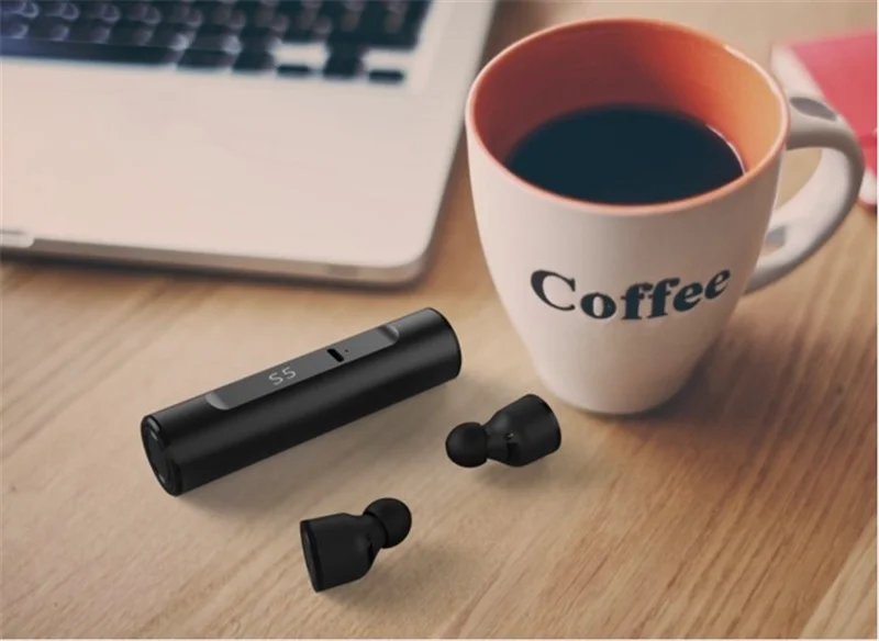 Оригинальные S5 TWS Горячие IPX67 наушники Bluetooth 5,0 Беспроводные наушники с металлической зарядной коробкой шумоподавление невидимая гарнитура для улицы