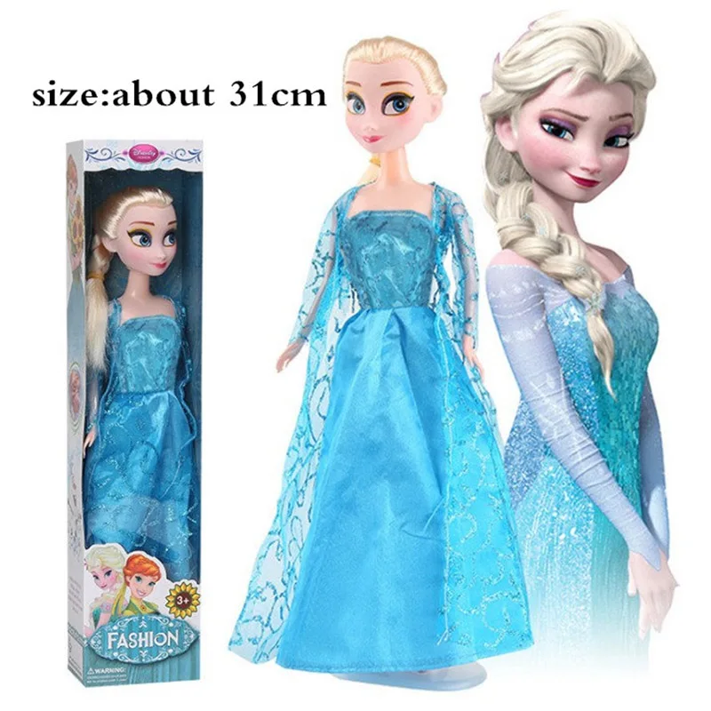 B STYLE Elsa doll Без коробки, высокое качество, 4 шт./лот, Boneca, 30 см, Кукла Эльза, игрушки для девочек, Fever 2, куклы принцессы Анны и Эльзы, Одежда для кукол, детей - Цвет: B STYLE Elsa doll