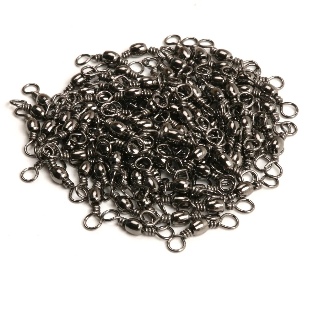 

Maximumcatch 50Pieces 5# 8# Fishing Barrel Swivel Fishing Connector 20mm/24mm