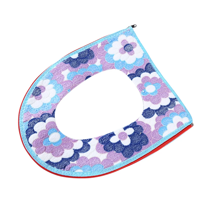 Мягкая фланелевая подушка для сидения унитаза с принтом|Чехлы на сиденья