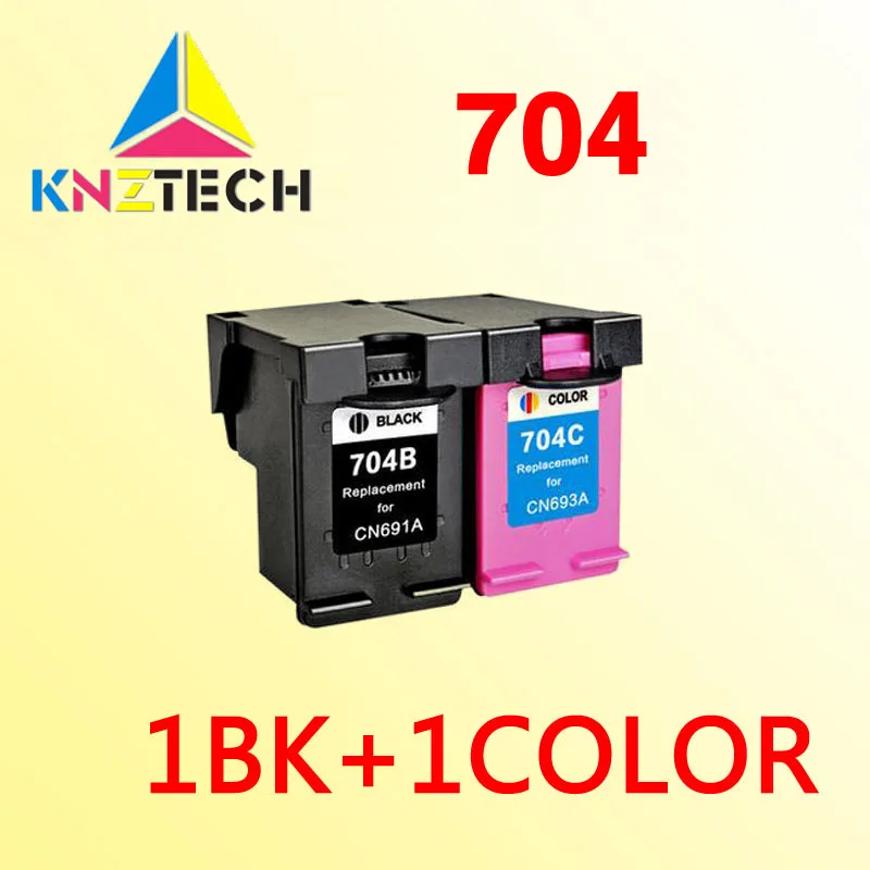 2x совместимый с 704 704XL чернильный картридж Замена для Deskjet 2010 2060 CN692A|ink cartridge|hp 704hp