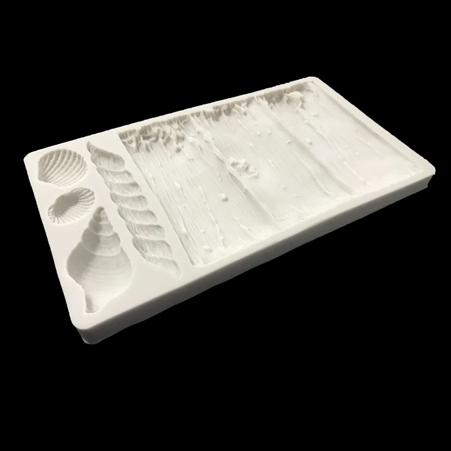 Плавающие деревянные Fondant(сахарная) форма для торта Конфета печенье силиконовые формы для выпечки Форма для шоколадного печенья инструменты для украшения выпечки, торта глина - Цвет: Светло-желтый