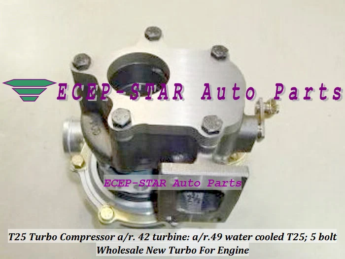 Бесплатная доставка Турбокомпрессор Впускной фланец T25 компрессор a/r. 42 турбины