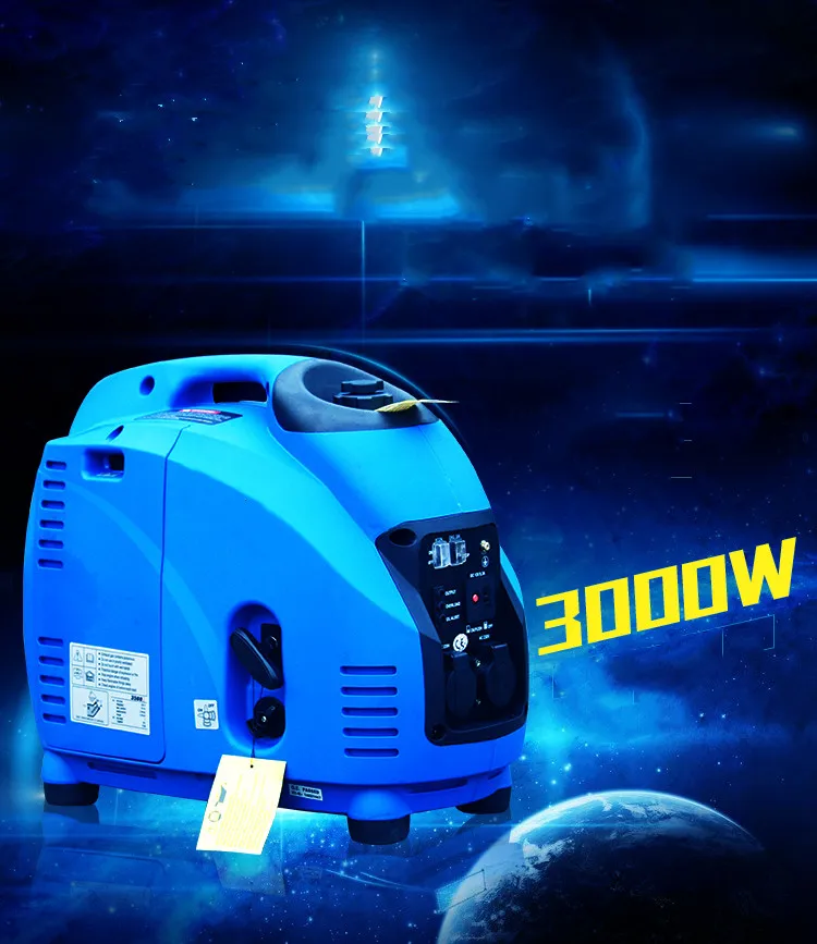 Мобильный домашний трейлер 3 кВт цифровое преобразование четырехтактный