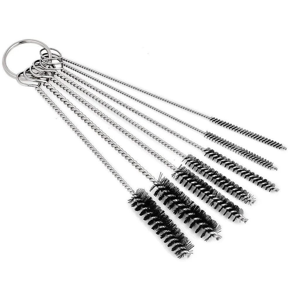 

10pcs /set Nylon Brush Set For Drinking Straws Glasses Keyboards Jewelry Cleaning Home Kitchen Clean Tool 1set