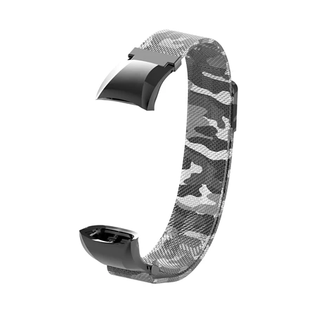 Camouflage white Обновленный Миланский металлический ремешок для huawei honor Band 4, магнитный браслет из нержавеющей стали для honor band 4, аксессуары - Цвет: Camouflage white