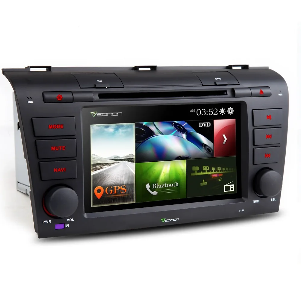 7 "Специальный автомобиль DVD GPS Sat Nav стерео головное устройство для Mazda 3 2004/2005/2006/