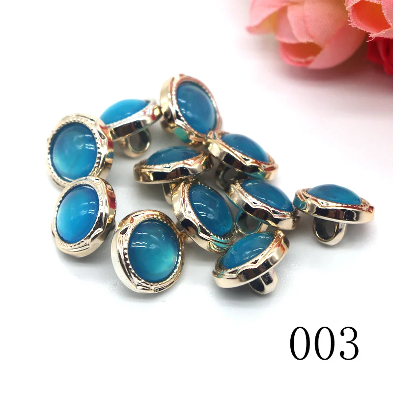 SHINE Acrylic Sewing Buttons Scrapbooking Round Shank Pattern 12\13mm 10 PCs Costura Botones decorate bottoni botoes | Дом и сад