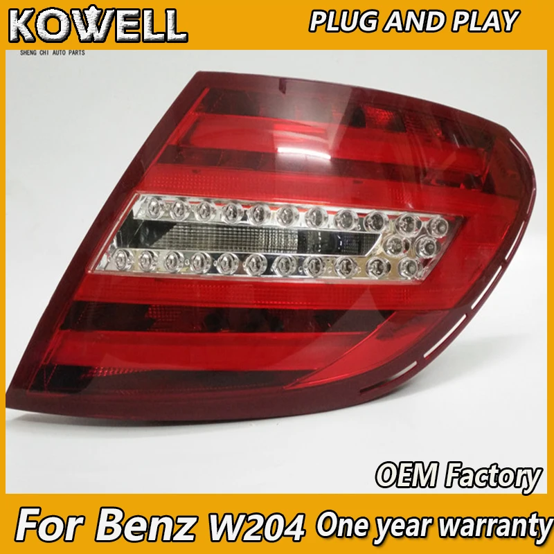 Автомобильный Стайлинг KOWELL для Mercedes Benz W204 C180 C200 C260 C280 C300 задний светодиодный