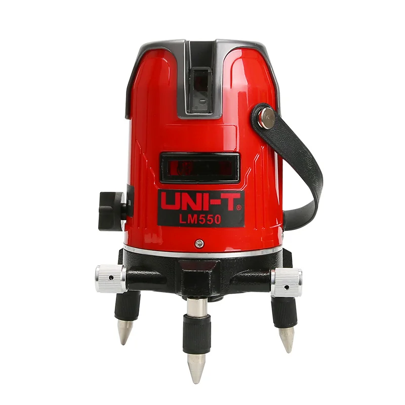 UNI-T LM520 LM530 LM550 лазерного нивелира 2/3/5 линии крест маркировки инструмент 360 градусов самовыравнивающийся Nivel лазер - Цвет: UNI-T LM550