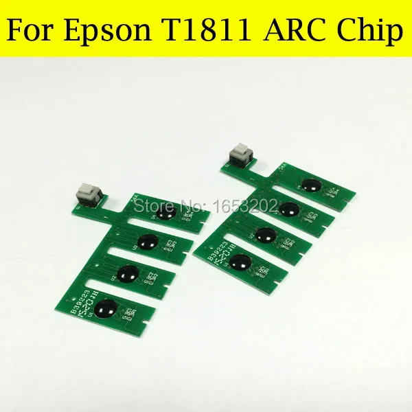 Самый популярный картридж чип для Epson T1811-T1814 XP-102 XP-202 XP-205 XP-302 XP-305 XP-402 XP-405 СНПЧ