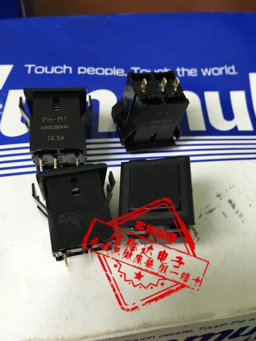 

Оригинальный Новый кнопочный переключатель 100% PH-M1SKS1-RB 5A 125V 250V PH-M1
