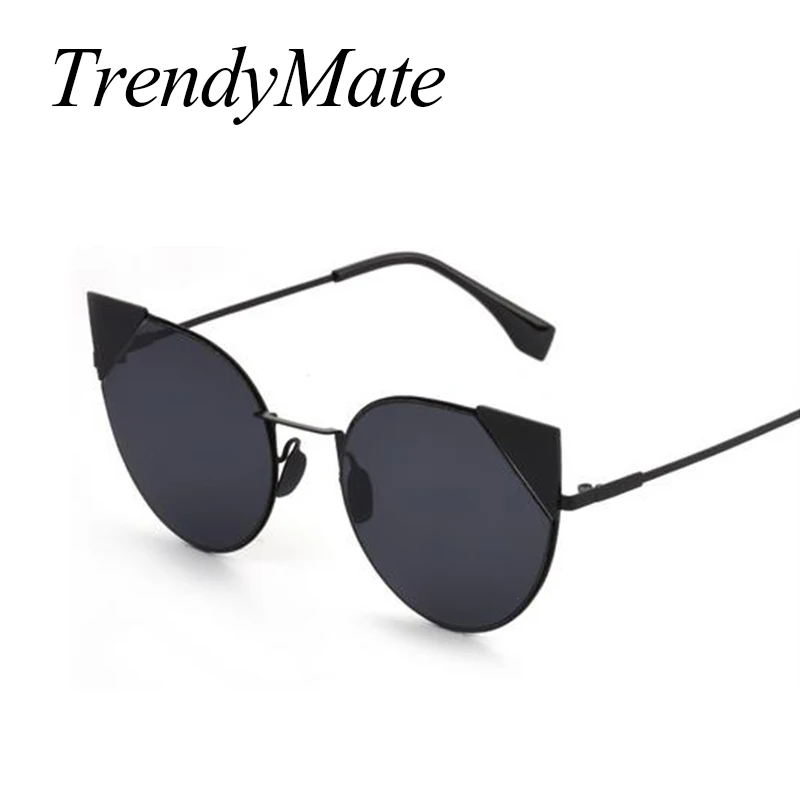 Солнцезащитные очки кошачий глаз женские модные брендовые дизайнерские