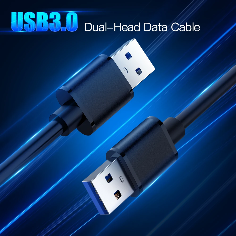 USB-USB кабель для быстрой передачи данных кабель-удлинитель USB 3 0 радиатора жесткий