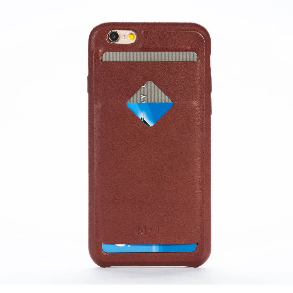 2016 Модный Цветной чехол с держателем карты из натуральной кожи для iphone 6 6s