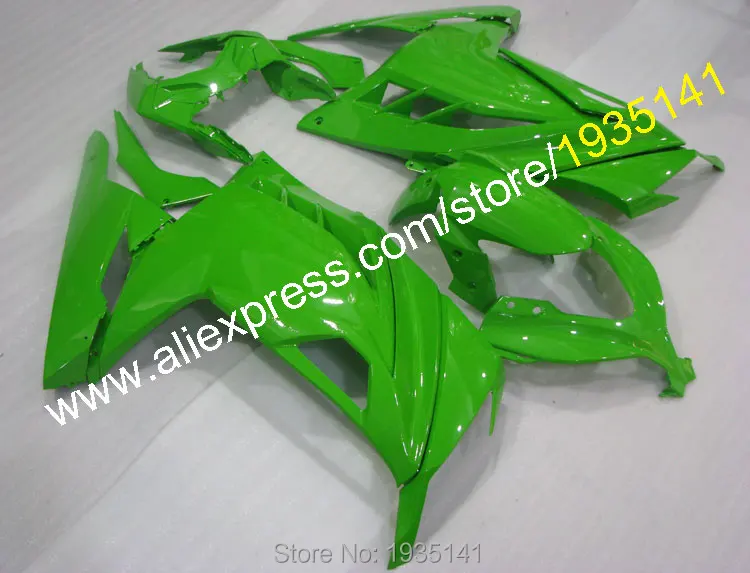 Пластиковые детали для Kawasaki Ninja EX 300R обтекатель 2013-2016 EX300 300 13-16 полностью зеленый