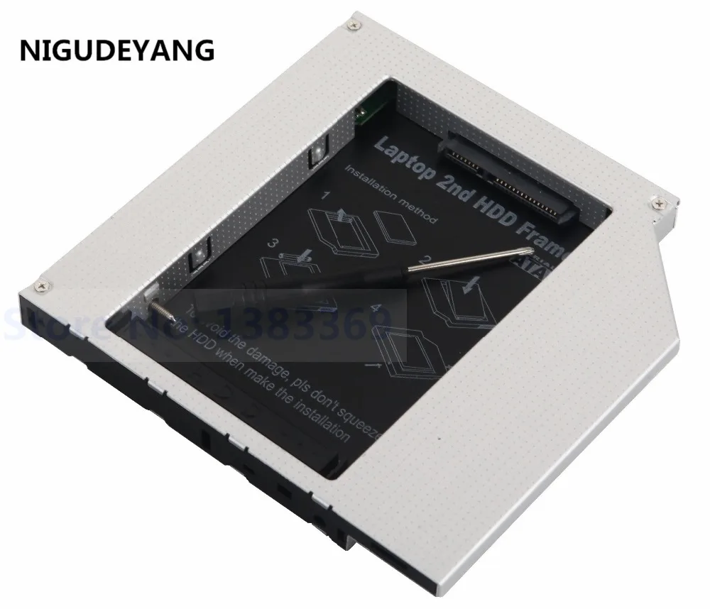 NIGUDEYANG IDE  SATA 2-   HDD SSD Caddy  Dell XPS M1530 M1730 M2010 DS-8W1P