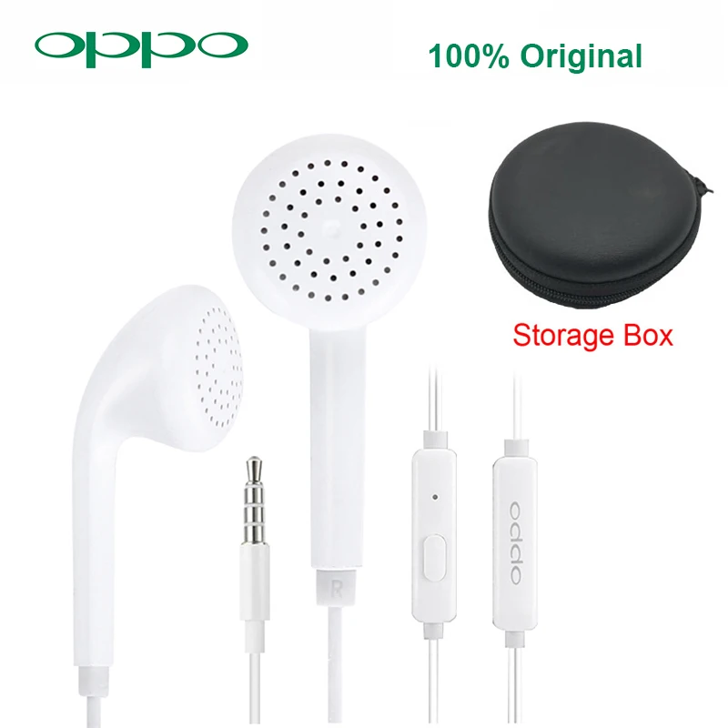 Новая оригинальная коробка для хранения гарнитуры OPPO R9 R15 Find X F7 F9 R17 с разъемом 3 5