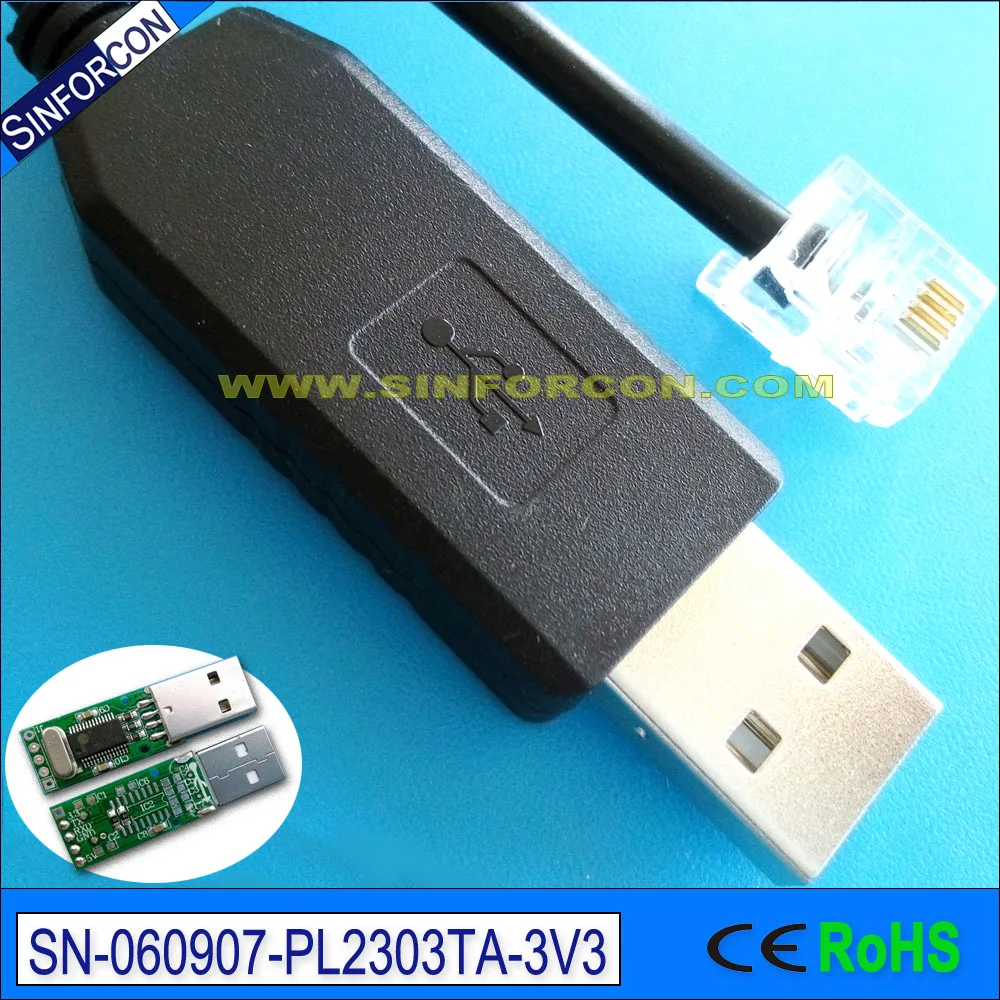 Win8 win10 PL2303TA USB к UART кабелю с + 3 в TTL уровнем кабель rj11 rj12 rj9 rj25|usb to|to usbusb to usb |