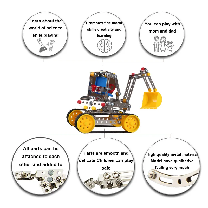 Бесплатная доставка металлические модели строительные комплекты пазл