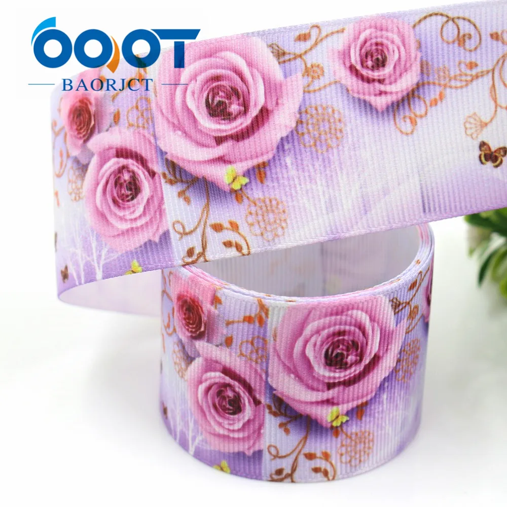 OOOT BAORJCT I-19420-1042, 1-1/", 10 ярдов мультфильм термотрансферные печатные корсажные ленты, Бант колпачок DIY аксессуары украшения