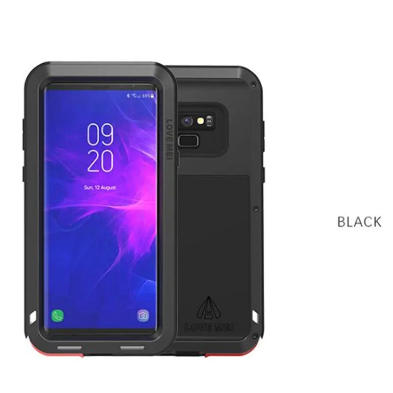 

Металлический полноразмерный защитный чехол Love Mei для Samsung Galaxy Note 8 S9 S8 Plus Note8, противоударный водонепроницаемый чехол повышенной прочности