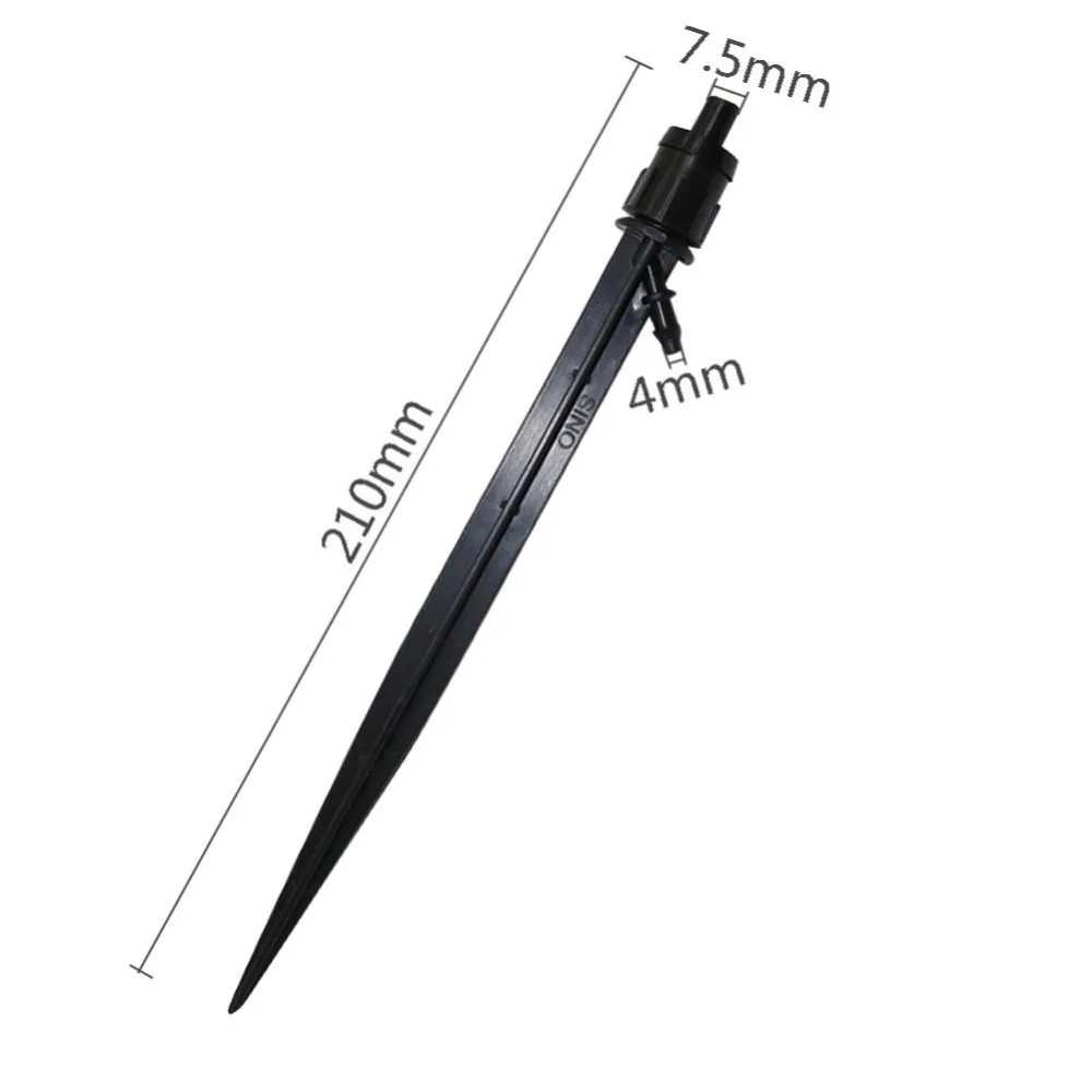 360 Degrees Rotating Mist nozzle with Ground rod Agricultural irrigation sprinklers for 4/7mm Hose Micro Nozzles 5 Pcs | Дом и сад