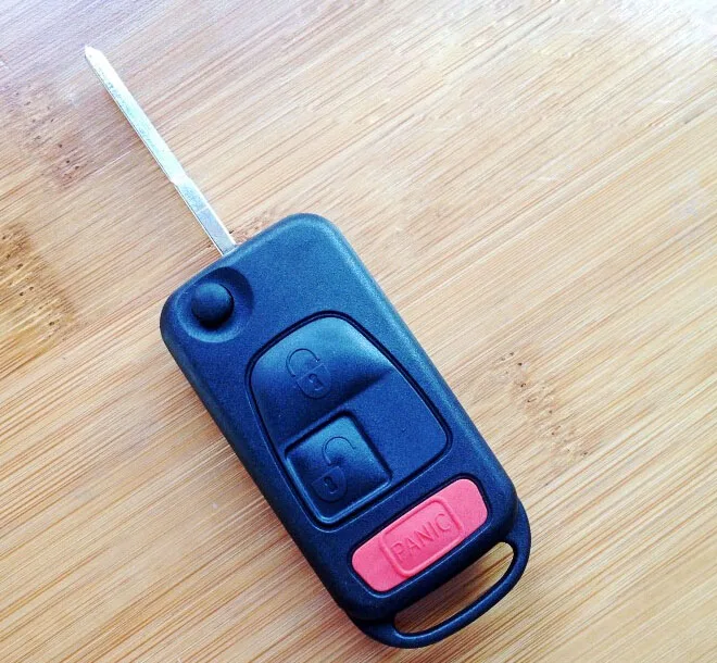 Сменный Чехол для дистанционного ключа-пульта с 3 кнопками Benz лезвием HU64 (правила