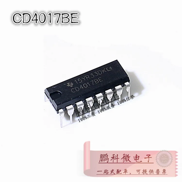 TI/Texas Direct CD4017BE чип 4000 серия CLogic устройство dip16 Новое поступление акция|Запасные