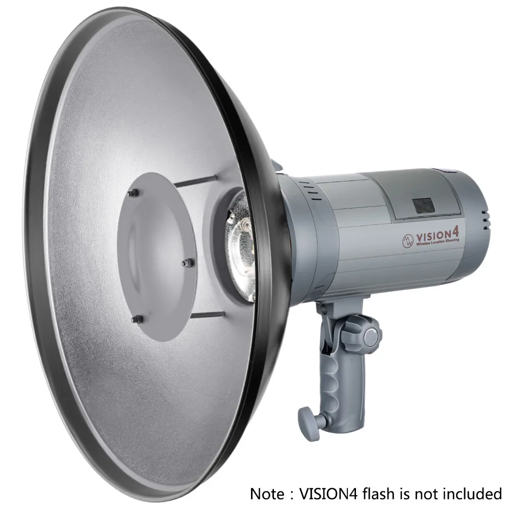 Neewer 16 дюймов стандартный отражатель Beauty Dish с белым диффузором носок для Bowens