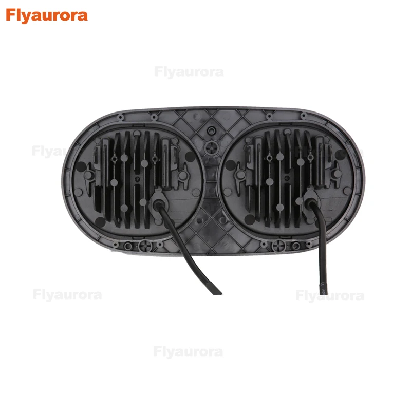 Мотоцикл 5 75 LED H4 двойные фары с белым DRL налобный фонарь углом глаза Halo Кольцо для
