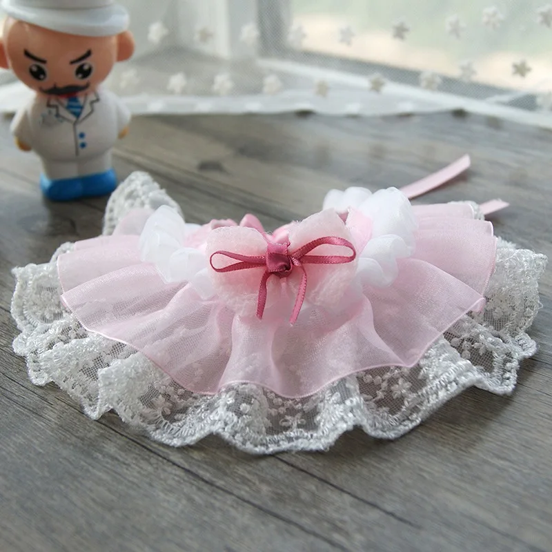 Собака Кошка милый воротник ожерелье котенок щенок девочка костюм декоративный