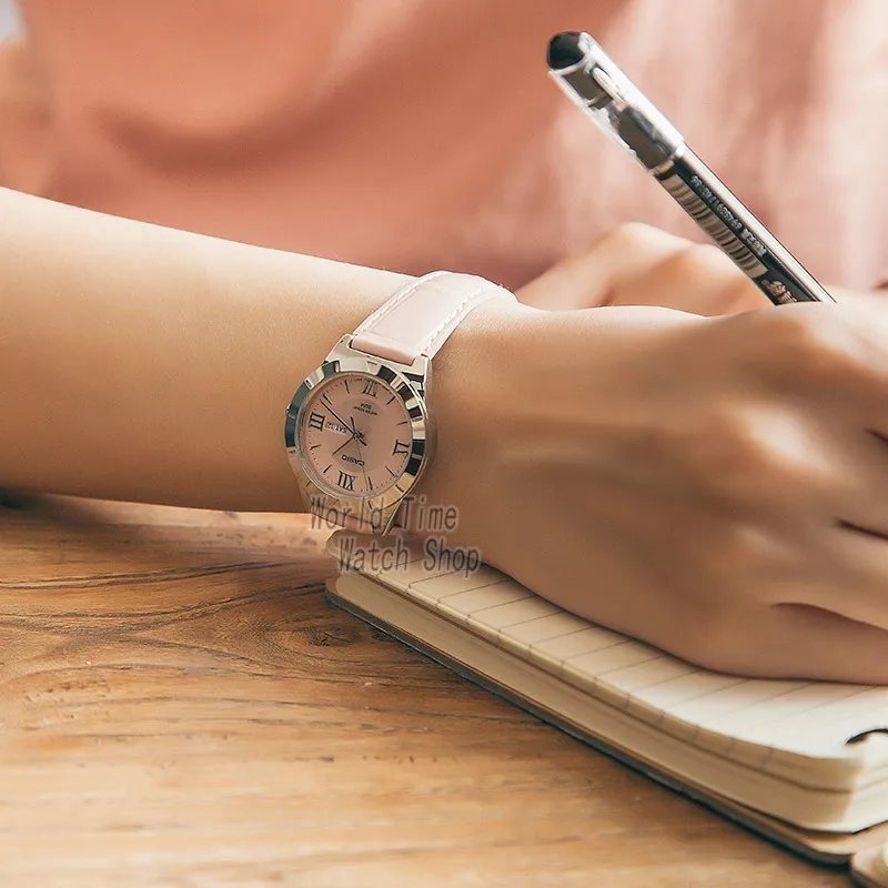 часы женские Casio лучший бренд класса люкс Водонепроницаемый Кварцевые подарки