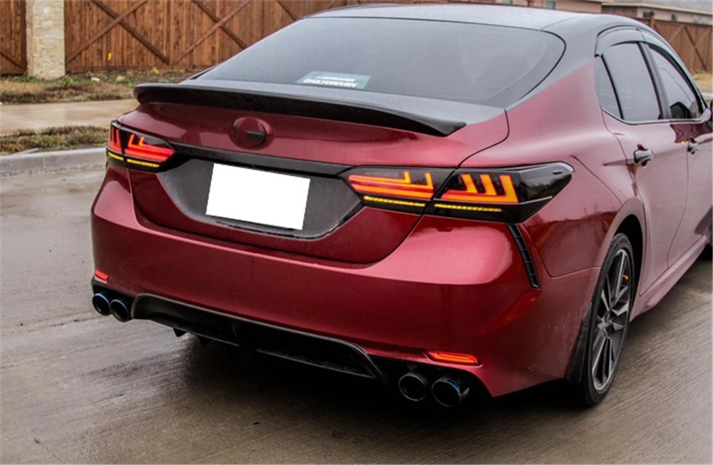 Автомобильная проблесковая 2 шт. для Toyota camry тормоз заднего хода хвост светильник светодиодный фонарь светильник хвост светильник сборки номерной знак лампа заднего вида парковки светильник