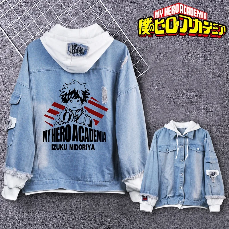 My Hero Academy костюмы для мужчин wo мужские толстовки куртки мультфильм Повседневная