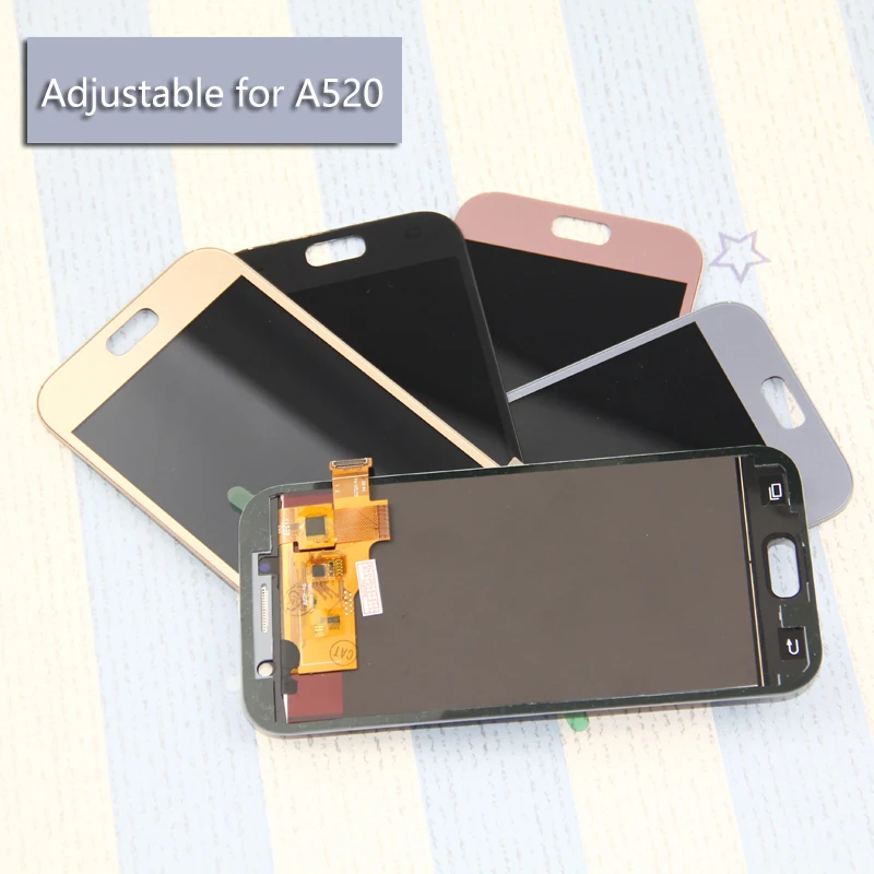 Для Samsung A520f дисплей для SAMSUNG GALAXY A5 2017 ЖК A520 SM A520F кодирующий преобразователь