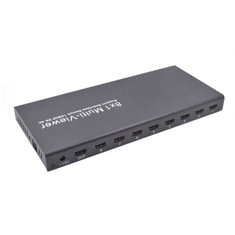 Канальный видео мультиплексор HDMI Разделенный экран 8 разветвитель изображения DNF