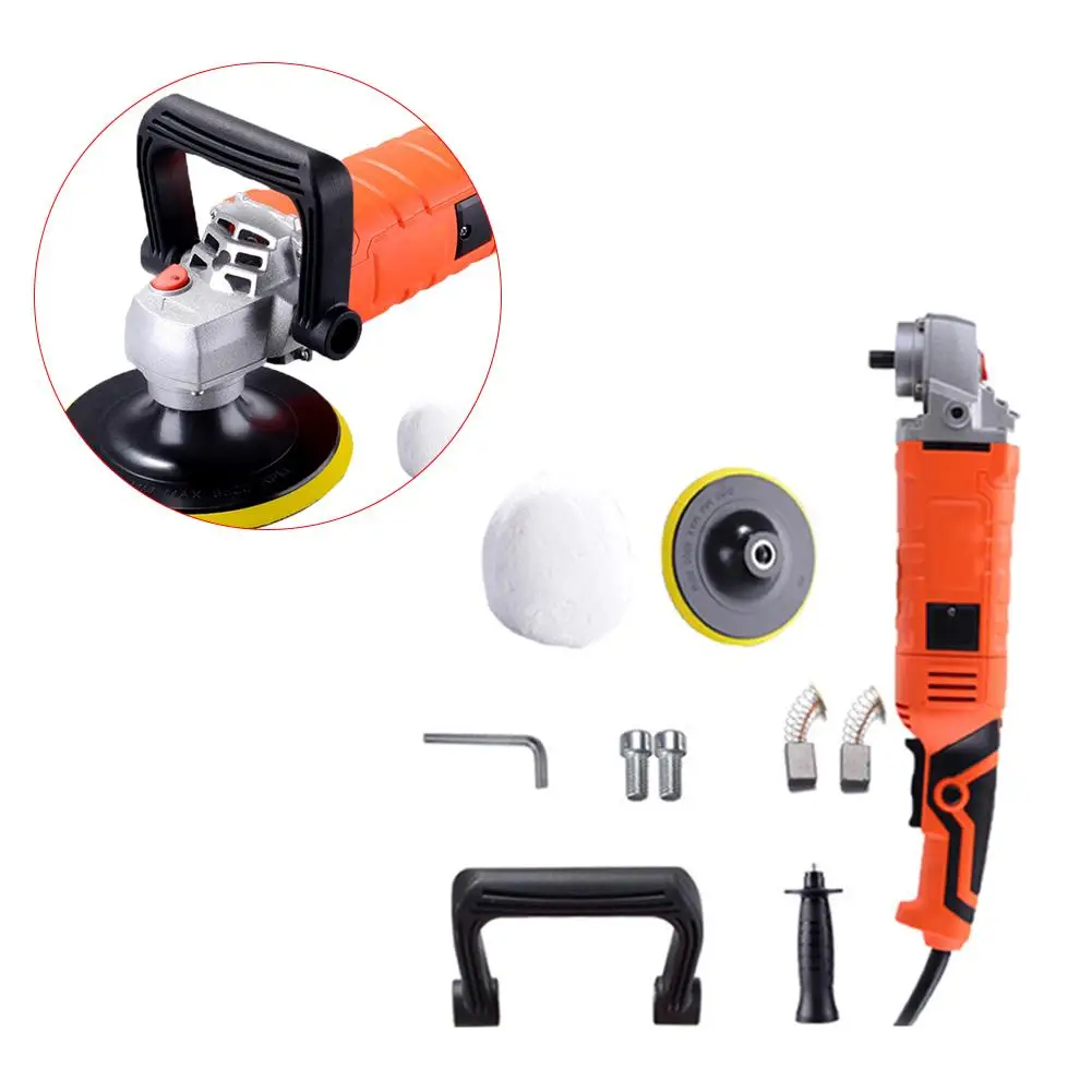 1580W 220V Grinder Mini Polishing Machine Auto Car Polisher Sanding Machine Orbit Polish Speed Sanding Waxing Power Tools