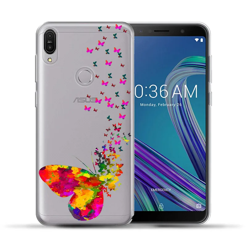 Мягкий чехол из ТПУ для Asus ZenFone MAX M1 ZB555KL Butterfly Tinker Bell силиконовый ZB555KL|Бамперы| |