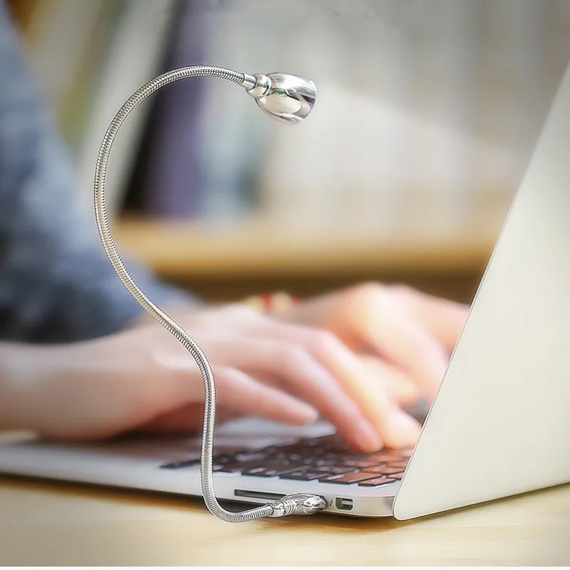 

High qualit USB lamps portable LED night light Metal Hose USB interface reading table lamp indoor outdoor lighting