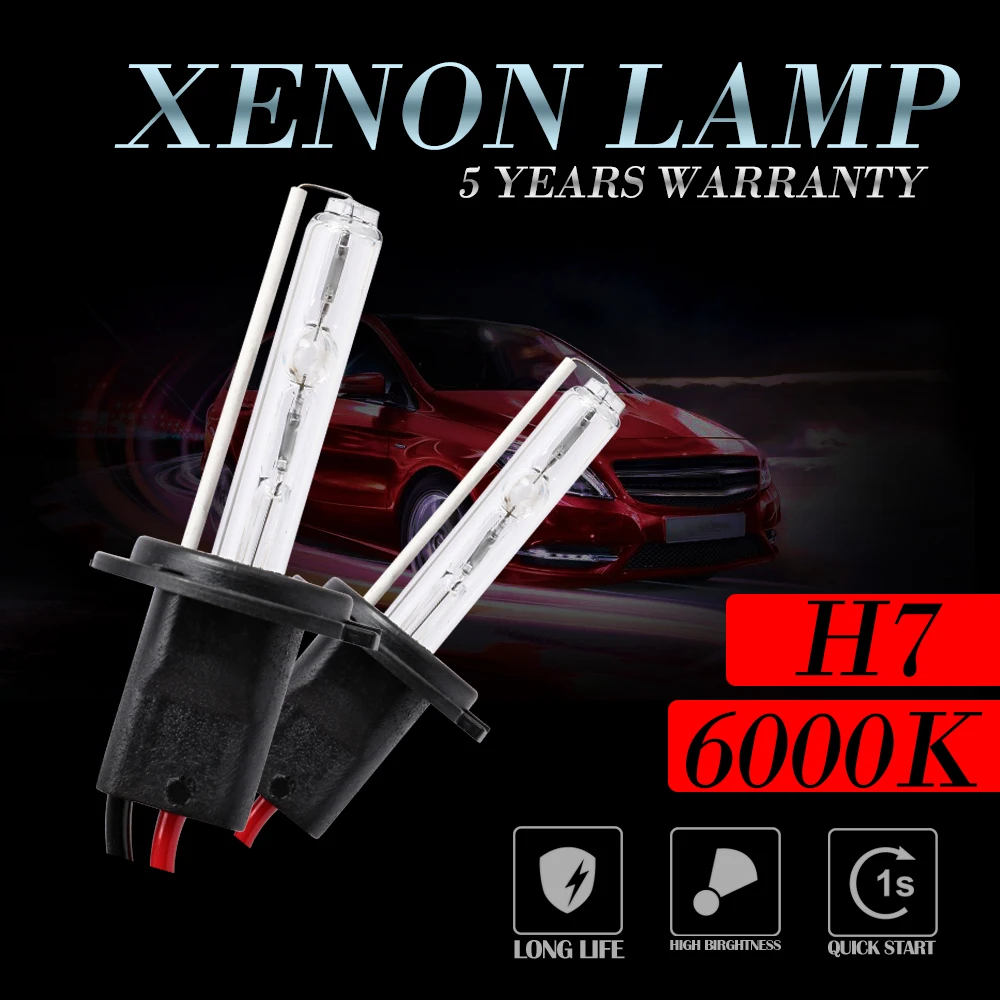 2 шт. DC 12 В в 110 Вт Ксенон H7 HID Conversion Kit dc лампы авто фар 6000 К | Автомобили и мотоциклы