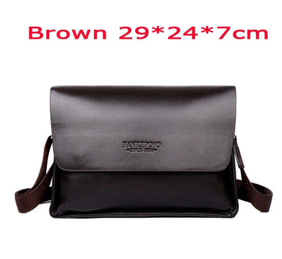 EBOYU HOT SOLD Men Shoulder Bag,men Handbags,business Bag,TOP Genuine Leather Men Bag,fashion Husband Women Men Messenger Bag - Цвет: Cross Brown S