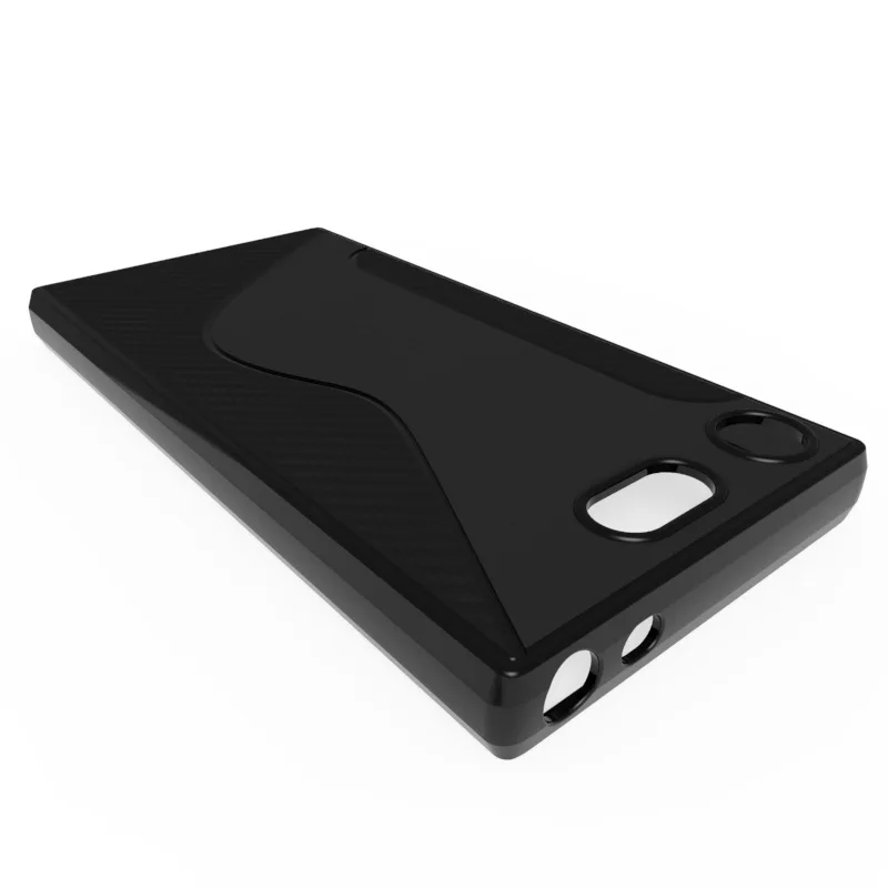 S LINE Противоскользящий мягкий силиконовый защитный чехол из ТПУ для SONY Xperia XZ1 Compact