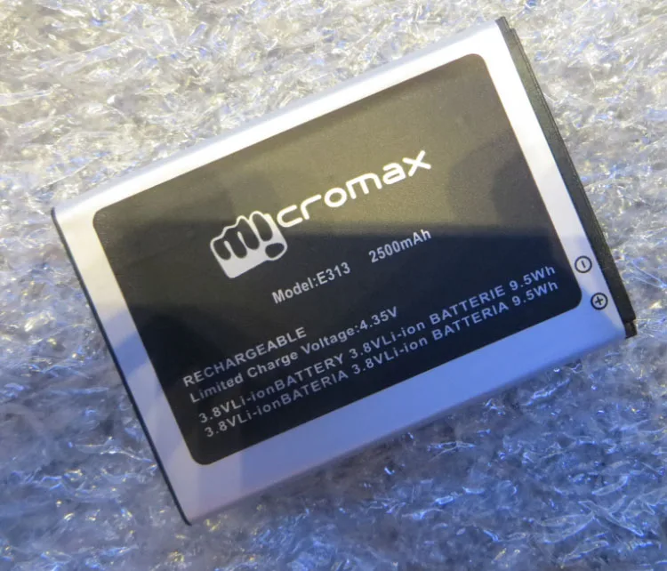 Для Micromax E313 аккумулятор 2500 мАч мобильный телефон литий ионный замена|battery for